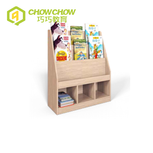children wooden bookcase nursery school book shelf for kindergarten Buy Height Adjustable